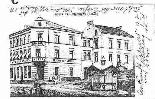 Ville de ALGRANGE Carte postale ancienne