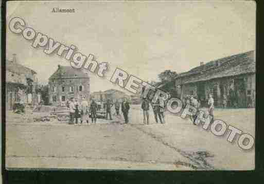 Ville de ALLAMONT Carte postale ancienne