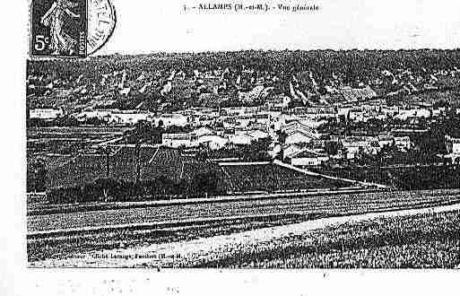 Ville de ALLAMPS Carte postale ancienne