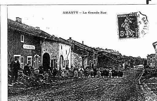 Ville de AMANTY Carte postale ancienne