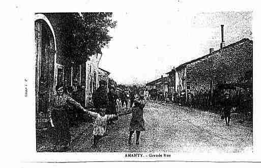 Ville de AMANTY Carte postale ancienne