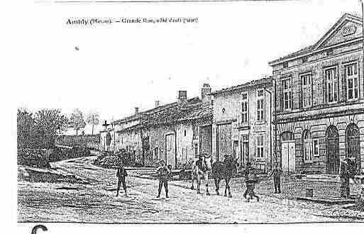 Ville de AMBLY Carte postale ancienne