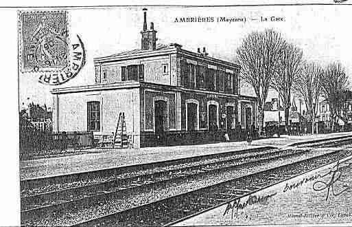 Ville de AMBRIERESLESVALLEES Carte postale ancienne Ville de AMBRIERESLESVALLEES Carte postale ancienne