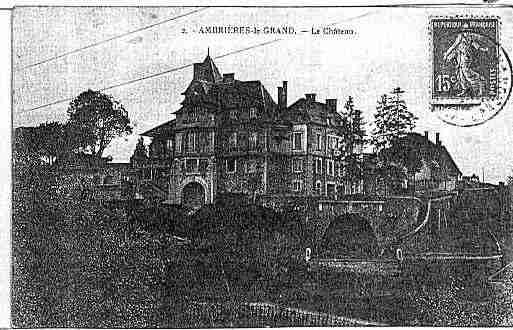 Ville de AMBRIERESLESVALLEES Carte postale ancienne Ville de AMBRIERESLESVALLEES Carte postale ancienne