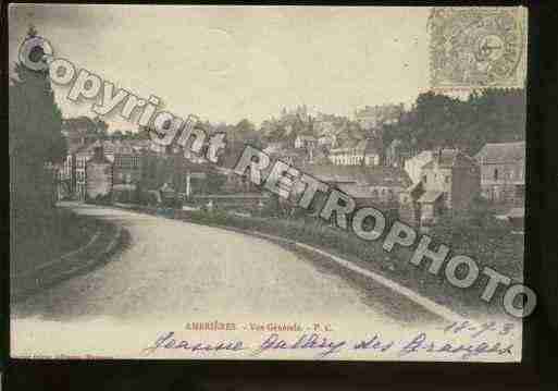 Ville de AMBRIERESLESVALLEES Carte postale ancienne Ville de AMBRIERESLESVALLEES Carte postale ancienne