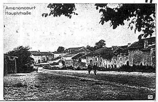 Ville de AMENONCOURT Carte postale ancienne