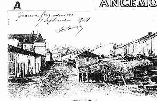 Ville de ANCEMONT Carte postale ancienne