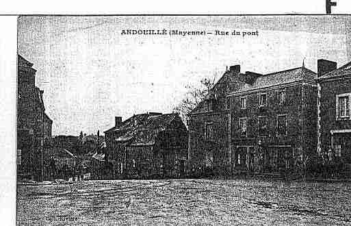 Ville de ANDOUILLE Carte postale ancienne