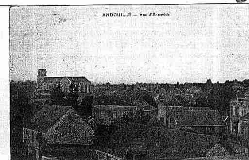 Ville de ANDOUILLE Carte postale ancienne