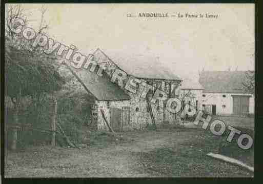 Ville de ANDOUILLE Carte postale ancienne