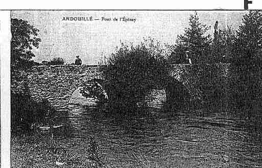Ville de ANDOUILLE Carte postale ancienne