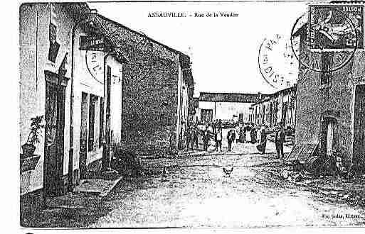 Ville de ANSAUVILLE Carte postale ancienne