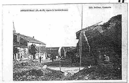 Ville de ANSAUVILLE Carte postale ancienne Ville de ANSAUVILLE Carte postale ancienne