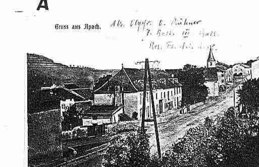 Ville de APACH Carte postale ancienne