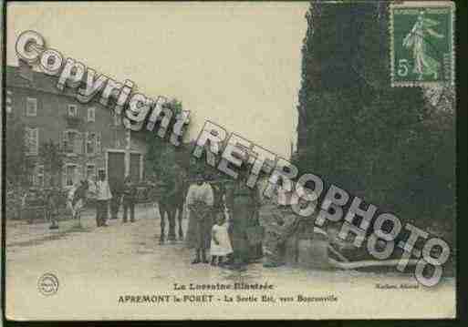 Ville de APREMONTLAFORET Carte postale ancienne