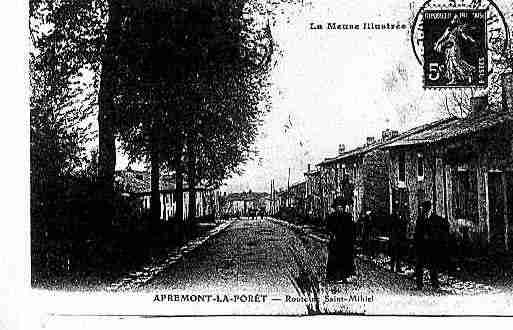 Ville de APREMONTLAFORET Carte postale ancienne