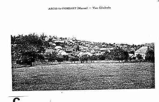 Ville de ARCISLEPONSART Carte postale ancienne