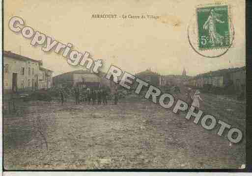 Ville de ARRACOURT Carte postale ancienne