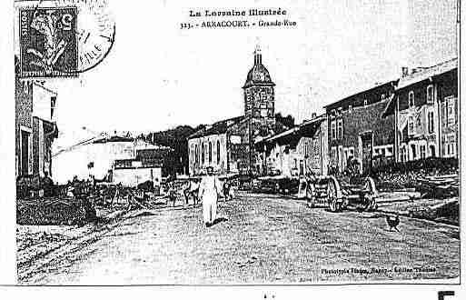 Ville de ARRACOURT Carte postale ancienne