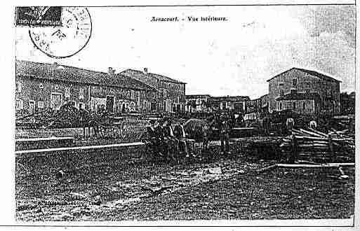 Ville de ARRACOURT Carte postale ancienne