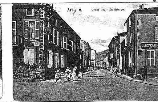 Ville de ARSSURMOSELLE Carte postale ancienne