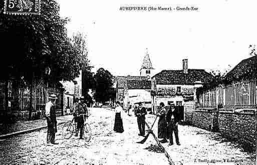 Ville de AUBEPIERRESURAUBE Carte postale ancienne