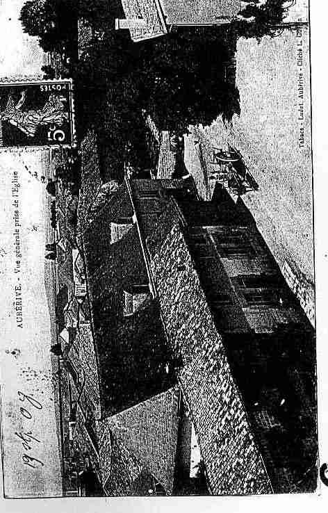 Ville de AUBERIVE Carte postale ancienne