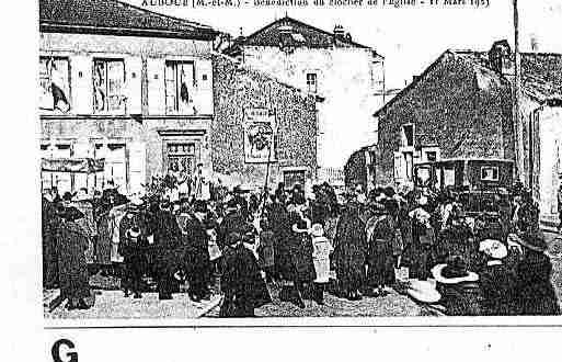 Ville de AUBOUE Carte postale ancienne