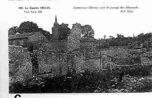 Ville de AUBREVILLE Carte postale ancienne