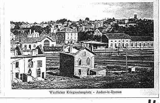 Ville de AUDUNLEROMAN Carte postale ancienne