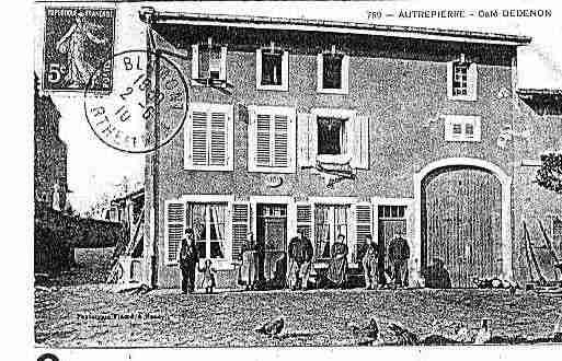 Ville de AUTREPIERRE Carte postale ancienne