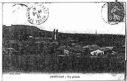 Ville de AUZEVILLE Carte postale ancienne