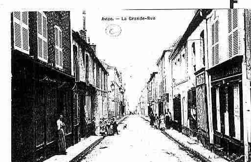 Ville de AVIZE Carte postale ancienne