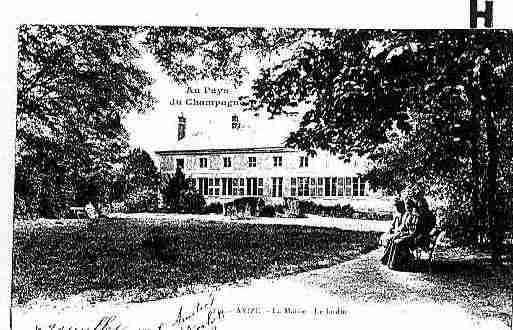 Ville de AVIZE Carte postale ancienne