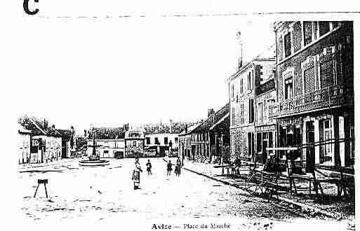 Ville de AVIZE Carte postale ancienne