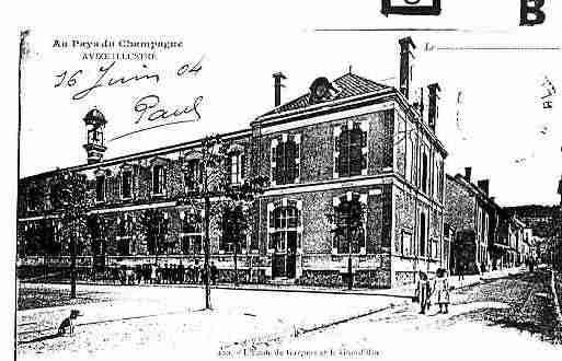 Ville de AVIZE Carte postale ancienne
