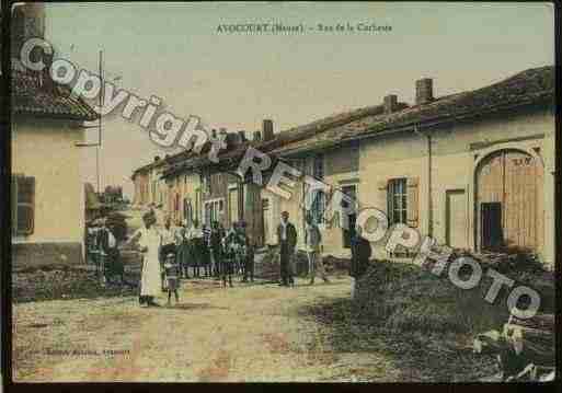 Ville de AVOCOURT Carte postale ancienne