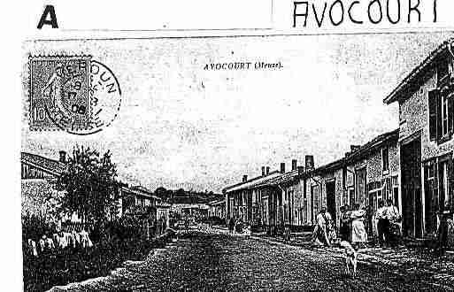 Ville de AVOCOURT Carte postale ancienne