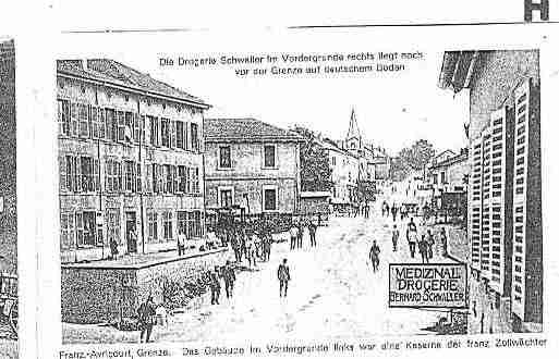 Ville de AVRICOURT Carte postale ancienne