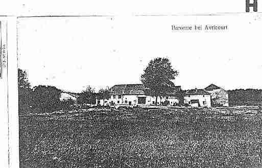 Ville de AVRICOURT Carte postale ancienne