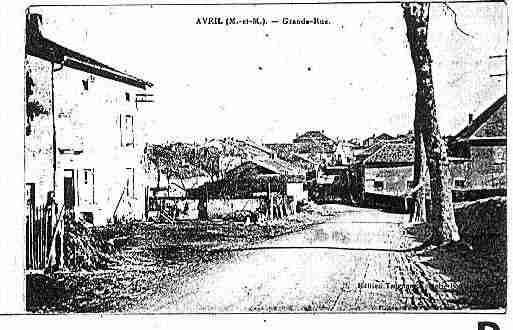 Ville de AVRIL Carte postale ancienne