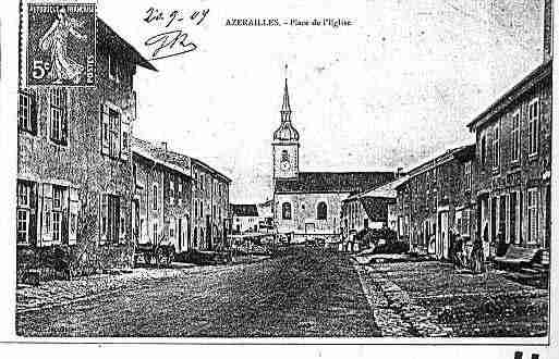 Ville de AZERAILLES Carte postale ancienne