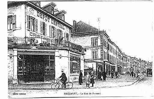 Ville de BACCARAT Carte postale ancienne