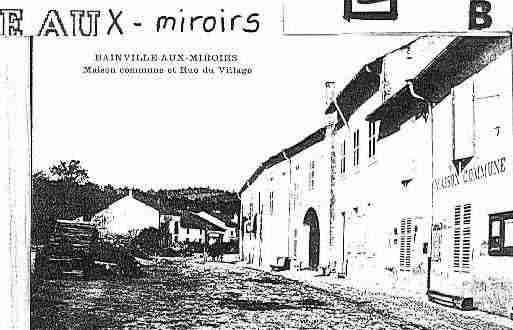 Ville de BAINVILLEAUXMIROIRS Carte postale ancienne