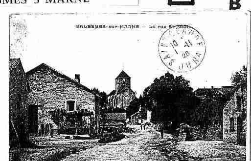 Ville de BALESMESSURMARNE Carte postale ancienne