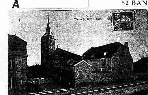 Ville de BANNES Carte postale ancienne