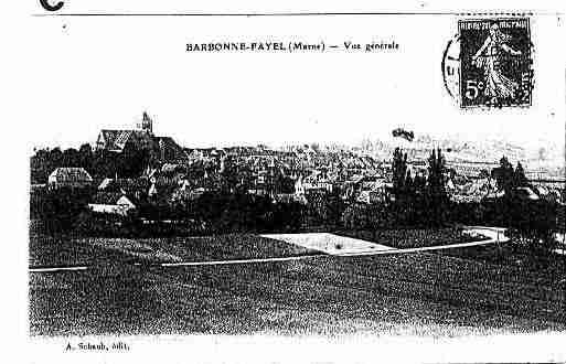 Ville de BARBONNEFAYEL Carte postale ancienne