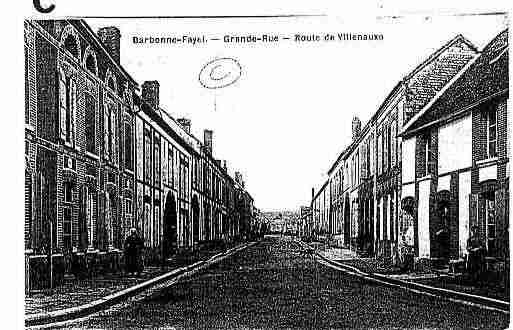 Ville de BARBONNEFAYEL Carte postale ancienne