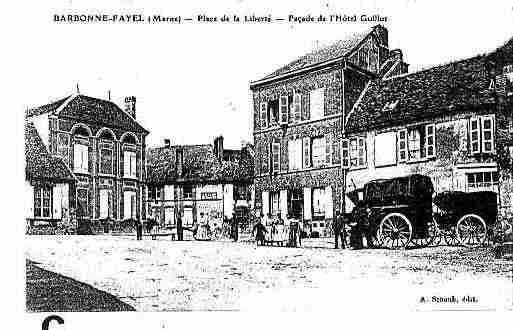 Ville de BARBONNEFAYEL Carte postale ancienne