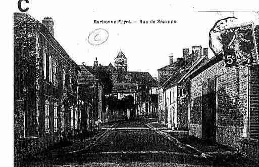 Ville de BARBONNEFAYEL Carte postale ancienne